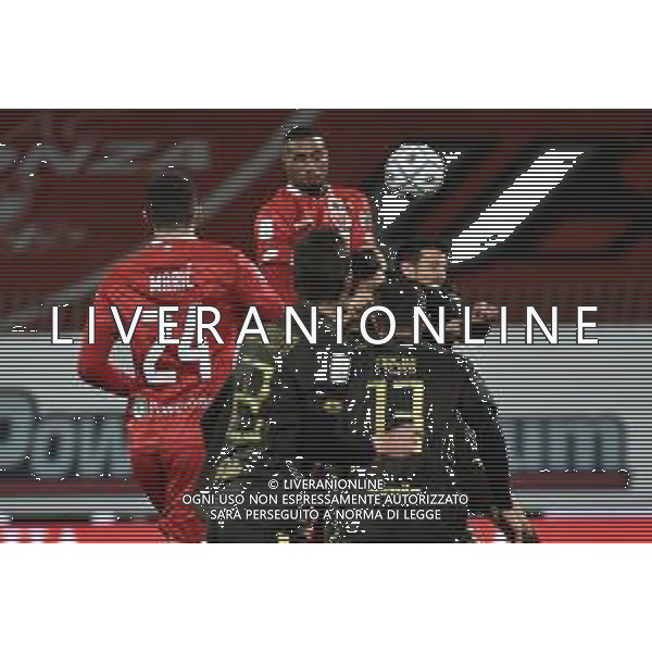 © TVRG Kevin Prince Boateng (Monza) vicino al gol del 2 a 1 con un colpo di testa Monza vs Vicenza Campionato Serie BKT - 3a giornata Monza 2-12-2020 U-Power Stadium foto Roberto Garavaglia/ag.Aldo Liverani sas