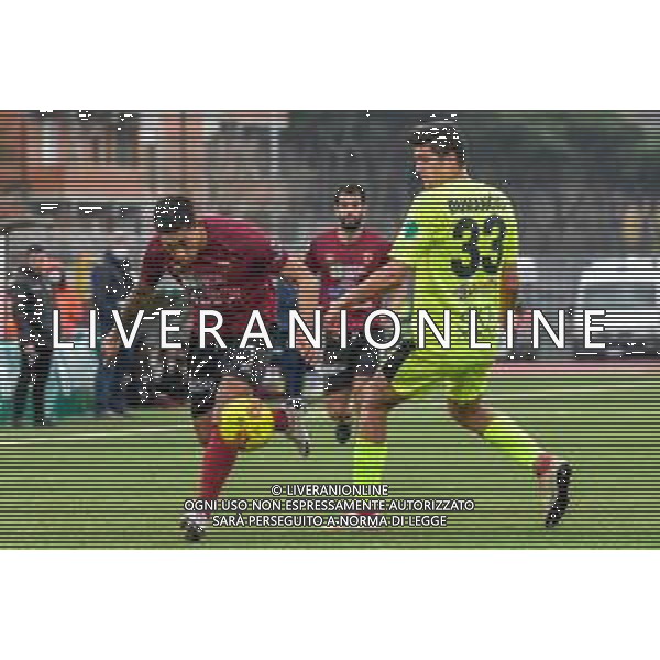 LiveMedia/Fabio Fagiolini Pontedera vs Lucchese - Campionato di Calcio Serie C - Lega Pro 2020/2021, 02 dicembre 2020 Stadio Comunale "Ettore Mannucci", Pontedera, Italia Nella foto: Christian Tommasini (Pontedera) salta Luka Dumancic (Lucchese) @LM/Fabio Fagiolini AG ALDO LIVERANI SAS