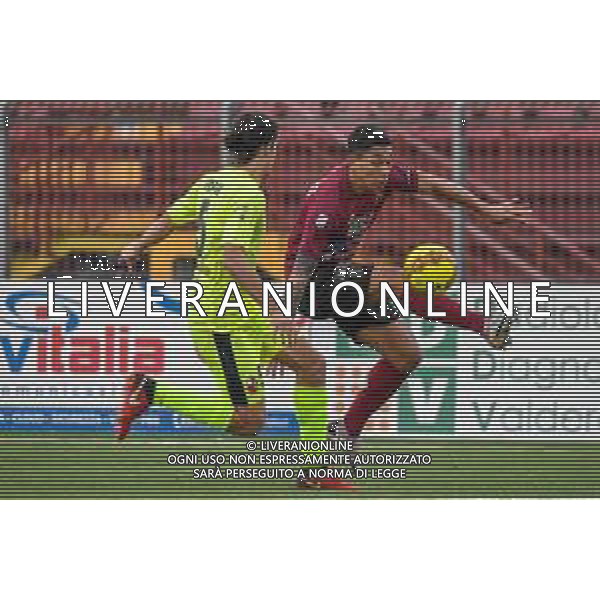 LiveMedia/Fabio Fagiolini Pontedera vs Lucchese - Campionato di Calcio Serie C - Lega Pro 2020/2021, 02 dicembre 2020 Stadio Comunale "Ettore Mannucci", Pontedera, Italia Nella foto: Christian Tommasini (Pontedera) e Federico Papini (Lucchese) @LM/Fabio Fagiolini AG ALDO LIVERANI SAS