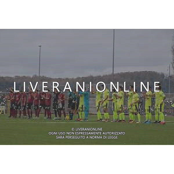 LiveMedia/Fabio Fagiolini Pontedera vs Lucchese - Campionato di Calcio Serie C - Lega Pro 2020/2021, 02 dicembre 2020 Stadio Comunale "Ettore Mannucci", Pontedera, Italia Nella foto: Le squadre a centrocampo @LM/Fabio Fagiolini AG ALDO LIVERANI SAS
