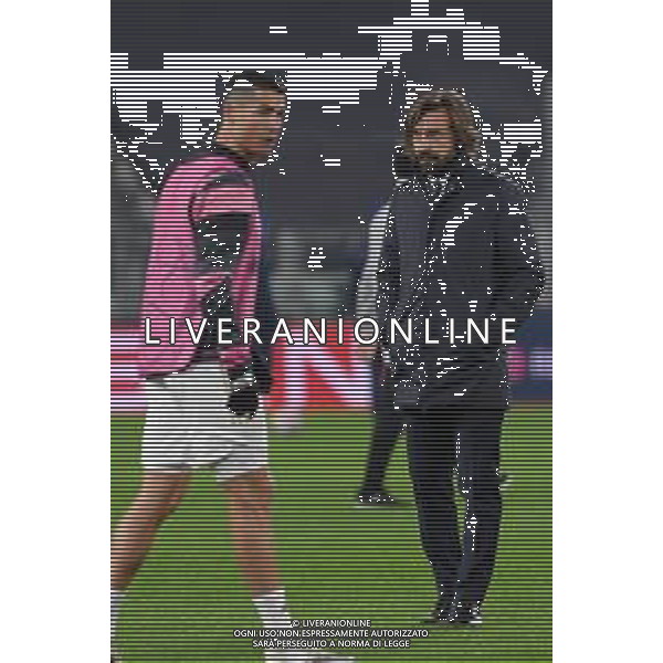 Torino 02.12.2020 Stadio Allianz Stadium ©Viganti/Agenzia Aldo Liverani Juventus vs Dinamo Kiev Champions League 2020/2021 Gruppo G Giornata 5 di 6 Nella foto: andrea pirlo e cristiano ronaldo ©Viganti / AGENZIA ALDO LIVERANI SAS