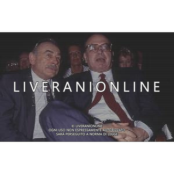 RETROSPETTIVA BETTINO CRAXI POLITICO NELLA FOTO BETTINO CRAXI CON RENATO MASSARI NELL\'ANNO 1989 AG ALDO LIVERANI SAS 