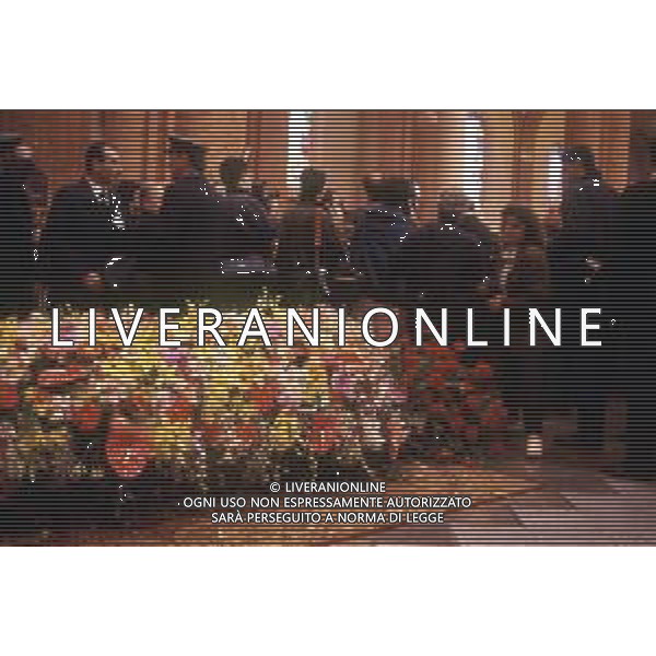 25-03-1992 MILANO FUNERALI DI VITTORIO CRAXI PADRE DI BETTINO CRAXI NELLA FOTO I FUNERALI DI VITTORIO CRAXI A MILANO AG ALDO LIVERANI SAS