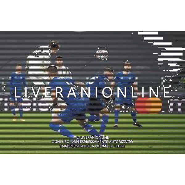 Torino 02.12.2020 Stadio Allianz Stadium ©Viganti/Agenzia Aldo Liverani Juventus vs Dinamo Kiev Champions League 2020/2021 Gruppo G Giornata 5 di 6 Nella foto: il gol di testa di federico chiesa ©Viganti / AGENZIA ALDO LIVERANI SAS