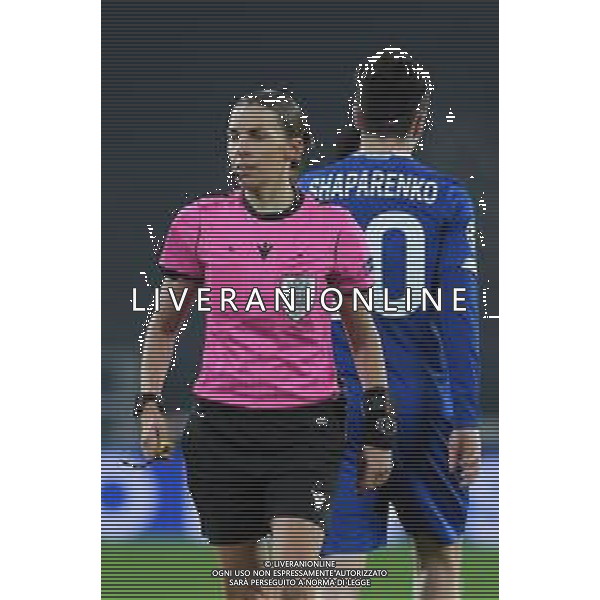 Torino 02.12.2020 Stadio Allianz Stadium ©Viganti/Agenzia Aldo Liverani Juventus vs Dinamo Kiev Champions League 2020/2021 Gruppo G Giornata 5 di 6 Nella foto: stephanie frappart primo arbitro donna in champions league ©Viganti / AGENZIA ALDO LIVERANI SAS