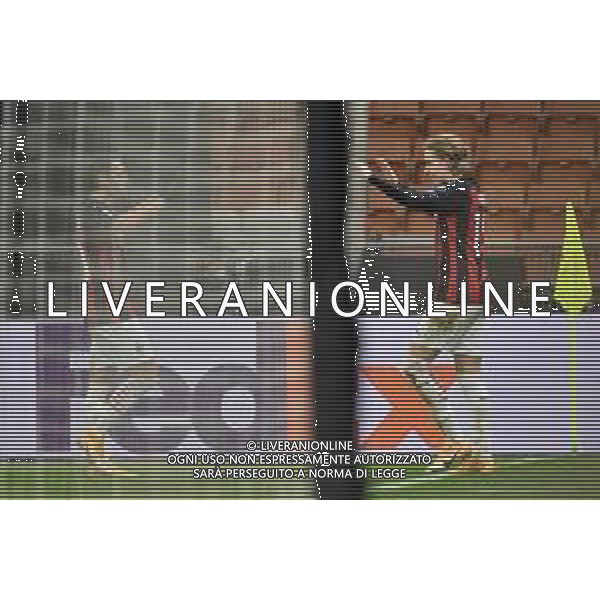 esultanza Milan dopo il gol del 3 a 2 Milan vs Celtic UEFA Europa League fase a gironi 5a giornata - gruppo H Milano 03-12-2020 Stadio Giuseppe Meazza - San Siro foto Roberto Garavaglia/ag.Aldo Liverani sas