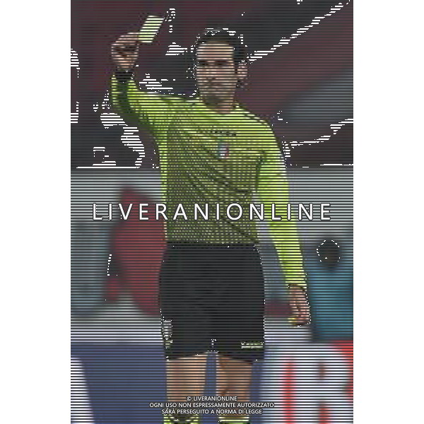© TVRG l’arbitro Giacomo Camplone di Pescara Monza vs Vicenza Campionato Serie BKT - 3a giornata Monza 2-12-2020 U-Power Stadium foto Roberto Garavaglia/ag.Aldo Liverani sas