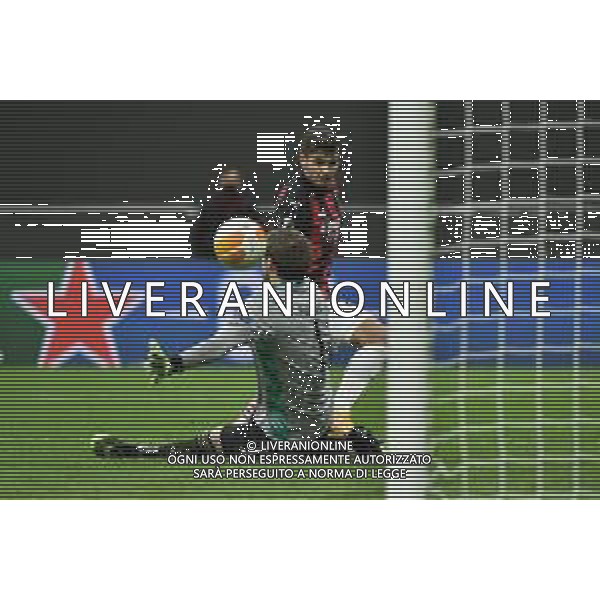 Brahim Diaz (Milan) segna il gol del 4 a 2 Milan vs Celtic UEFA Europa League fase a gironi 5a giornata - gruppo H Milano 03-12-2020 Stadio Giuseppe Meazza - San Siro foto Roberto Garavaglia/ag.Aldo Liverani sas / AGENZIA ALDO LIVERANI SAS