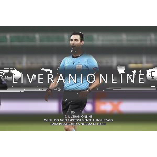 l\'arbitro Ricardo De Burgos Bengechea Milan vs Celtic UEFA Europa League fase a gironi 5a giornata - gruppo H Milano 03-12-2020 Stadio Giuseppe Meazza - San Siro foto Roberto Garavaglia/ag.Aldo Liverani sas / AGENZIA ALDO LIVERANI SAS