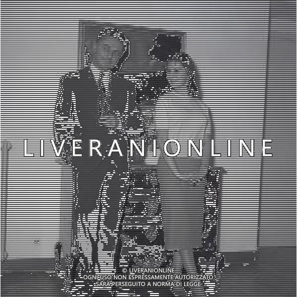 RETROSPETTIVA DINO RISI REGISTA NELLA FOTO DINO RISI E ALESSANDRA PANARO A ROMA NELL\'ANNO 1960 AG ALDO LIVERANI SAS