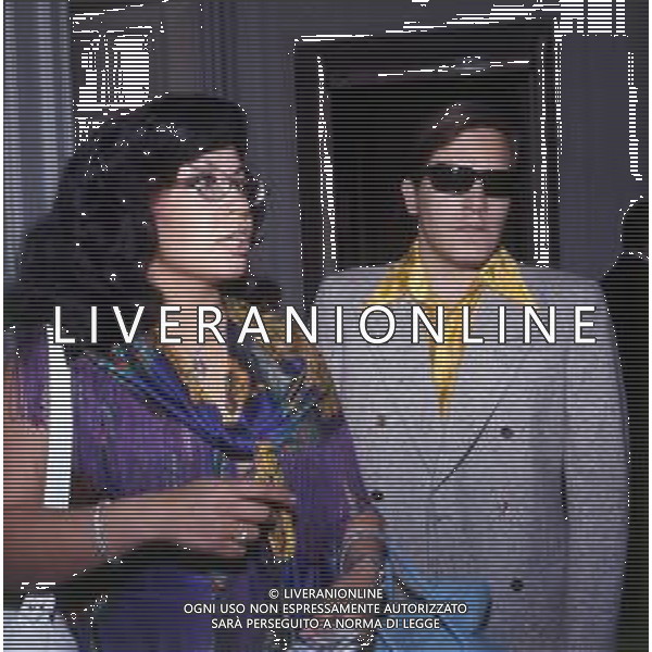 JOSE\' FELICIANO Cantante Portoricano - RETROSPETTIVA Nella foto a Sanremo nel 1971 con la moglie Janna Merlyn ©Archivio Giovanni Liverani/ AG. ALDO LIVERANI SAS