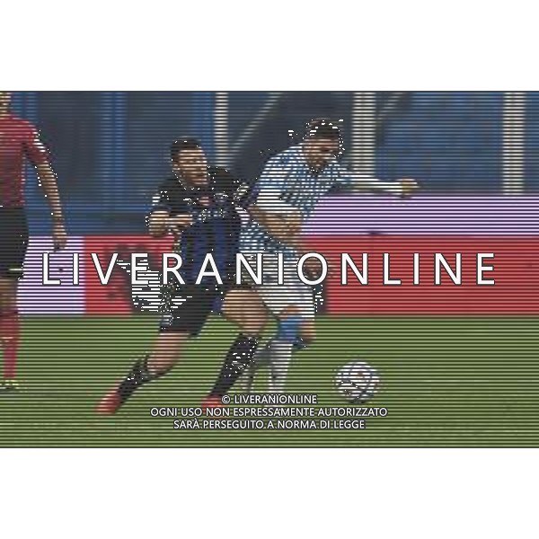 LiveMedia/Gabriele Masotti Spal vs Pisa - Italian Football Championship League BKT 2020/2021, 05 December 2020 Paolo Mazza stadium, ferrara, Italy Photo showing: Luca Mazzitelli (Pisa) hampered by Marco D\'Alessandro (Spal) @LM/Gabriele Masotti AG ALDO LIVERANI SAS