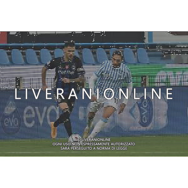 LiveMedia/Gabriele Masotti Spal vs Pisa - Italian Football Championship League BKT 2020/2021, 05 December 2020 Paolo Mazza stadium, ferrara, Italy Photo showing: Marius Marin (Pisa) and Lucas Castro (Spal) @LM/Gabriele Masotti AG ALDO LIVERANI SAS