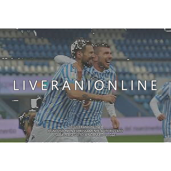 LiveMedia/Gabriele Masotti Spal vs Pisa - Italian Football Championship League BKT 2020/2021, 05 December 2020 Paolo Mazza stadium, ferrara, Italy Photo showing: Nenad Tomovic (Spal) celerates after scoring a goal @LM/Gabriele Masotti AG ALDO LIVERANI SAS