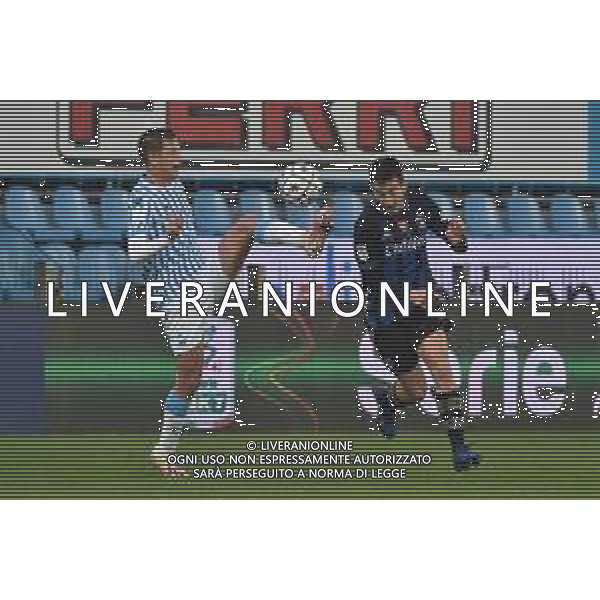 LiveMedia/Gabriele Masotti Spal vs Pisa - Italian Football Championship League BKT 2020/2021, 05 December 2020 Paolo Mazza stadium, ferrara, Italy Photo showing: Marco Sala (Spal) and Samuele Birindelli (Pisa) @LM/Gabriele Masotti AG ALDO LIVERANI SAS
