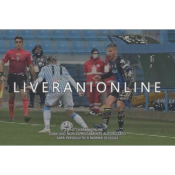 LiveMedia/Gabriele Masotti Spal vs Pisa - Italian Football Championship League BKT 2020/2021, 05 December 2020 Paolo Mazza stadium, ferrara, Italy Photo showing: Francesco Lisi (Pisa) hampered by Marco D\'Alessandro (Spal) @LM/Gabriele Masotti AG ALDO LIVERANI SAS