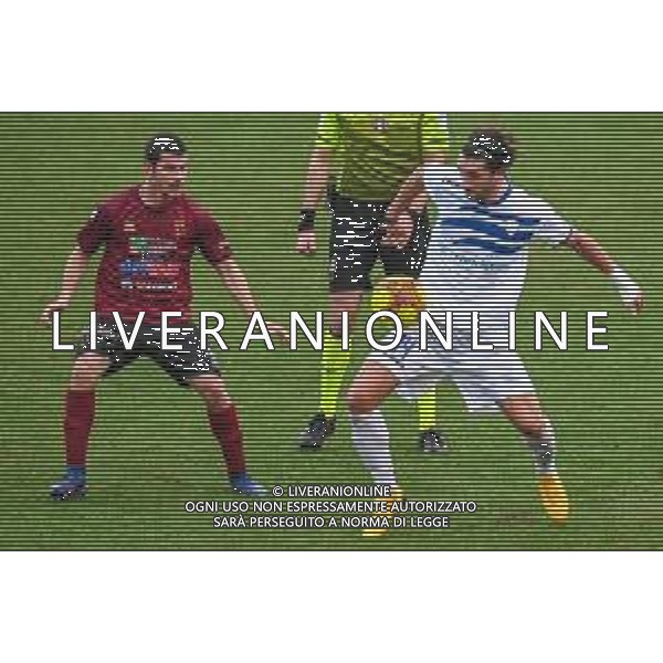 LiveMedia/Fabio Fagiolini Pontedera vs Como - Campionato di Calcio Serie C - Lega Pro 2020/2021, 06 dicembre 2020 Pontedera, Italia Nella foto: Gianluca Barba (Pontedera) e Alessandro Bellemo (Como) @LM/Fabio Fagiolini AG ALDO LIVERANI SAS