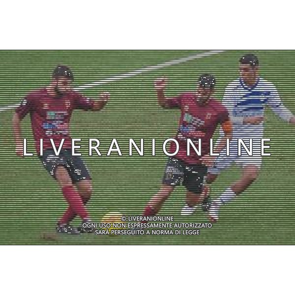 LiveMedia/Fabio Fagiolini Pontedera vs Como - Campionato di Calcio Serie C - Lega Pro 2020/2021, 06 dicembre 2020 Pontedera, Italia Nella foto: Gabriele Perretta (Pontedera) e Andrea Caponi (Pontedera) @LM/Fabio Fagiolini AG ALDO LIVERANI SAS
