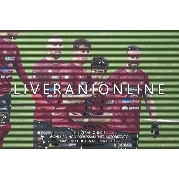 LiveMedia/Fabio Fagiolini Pontedera vs Como - Campionato di Calcio Serie C - Lega Pro 2020/2021, 06 dicembre 2020 Pontedera, Italia Nella foto: Andrea Magrassi (Pontedera) esulta per il gol del vantaggio @LM/Fabio Fagiolini AG ALDO LIVERANI SAS