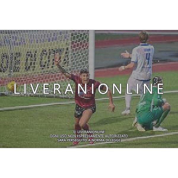 LiveMedia/Fabio Fagiolini Pontedera vs Como - Campionato di Calcio Serie C - Lega Pro 2020/2021, 06 dicembre 2020 Stadio Comunale &#34;Ettore Mannucci&#34;, Pontedera, Italia Nella foto: Christian Tommasini (Pontedera) esulta per il gol del pareggio @LM/Fabio Fagiolini AG ALDO LIVERANI SAS