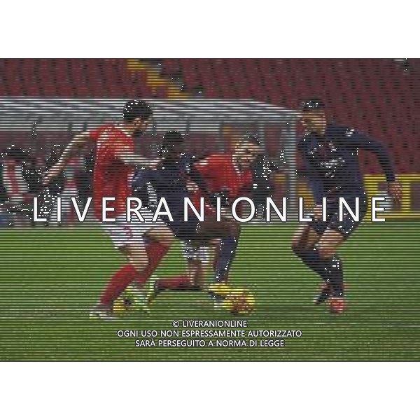 TRIESTINA - SAMBENDETTESE CAMPIONATO CALCIO SERIE LEGA PRO 06.12.2020 NELLA FOTO SHAKA MAWULI E FACUNDO LESCANO E DAVIDE BRIVIO E ALESSANDRO LIGI ©AGENZIA ALDO LIVERANI SAS