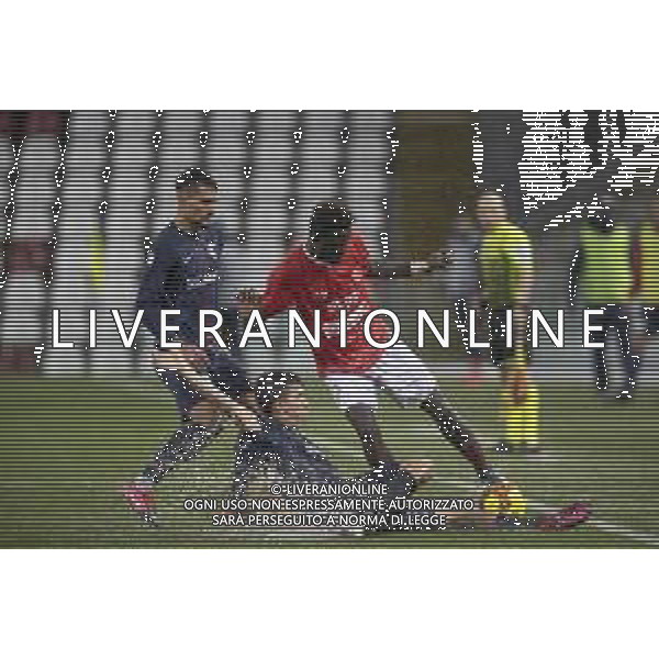 TRIESTINA - SAMBENDETTESE CAMPIONATO CALCIO SERIE LEGA PRO 06.12.2020 NELLA FOTO PATRIZIO MASINI E DAVIS MENSAH ©AGENZIA ALDO LIVERANI SAS