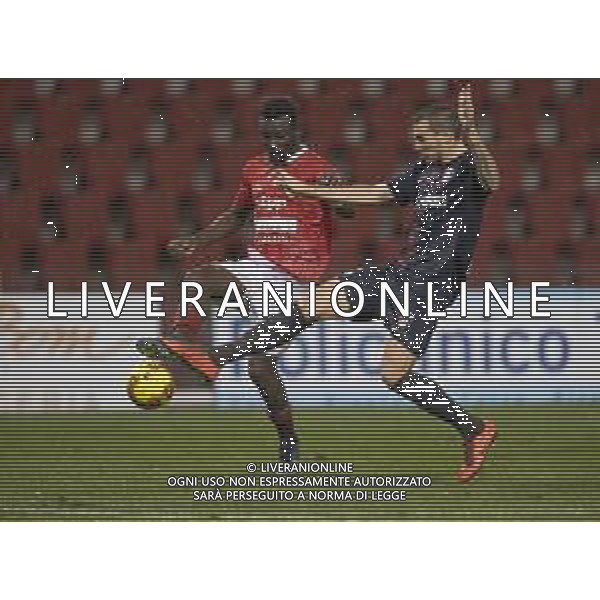 TRIESTINA - SAMBENDETTESE CAMPIONATO CALCIO SERIE LEGA PRO 06.12.2020 NELLA FOTO ANDREA CRISTINI E DAVIS MENSAH ©AGENZIA ALDO LIVERANI SAS