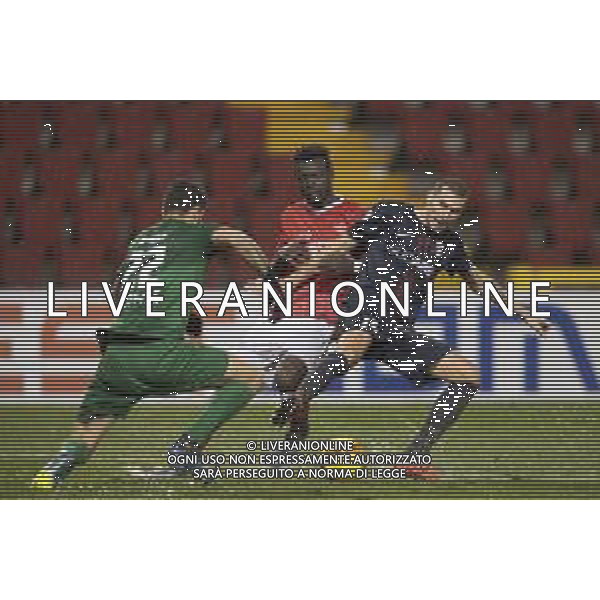 TRIESTINA - SAMBENDETTESE CAMPIONATO CALCIO SERIE LEGA PRO 06.12.2020 NELLA FOTO ANDREA CRISTINI E DAVIS MENSAH ©AGENZIA ALDO LIVERANI SAS