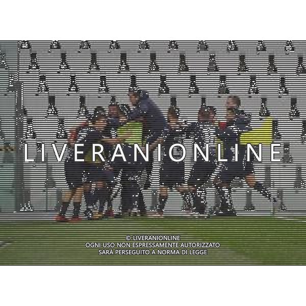 TRIESTINA - SAMBENDETTESE CAMPIONATO CALCIO SERIE LEGA PRO 06.12.2020 NELLA FOTO ESULTANZA DOPO IL GOL DI FACUNDO LESCANO ©AGENZIA ALDO LIVERANI SAS