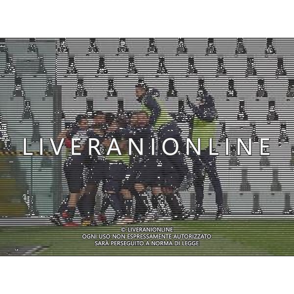 TRIESTINA - SAMBENDETTESE CAMPIONATO CALCIO SERIE LEGA PRO 06.12.2020 NELLA FOTO ESULTANZA DOPO IL GOL DI FACUNDO LESCANO ©AGENZIA ALDO LIVERANI SAS