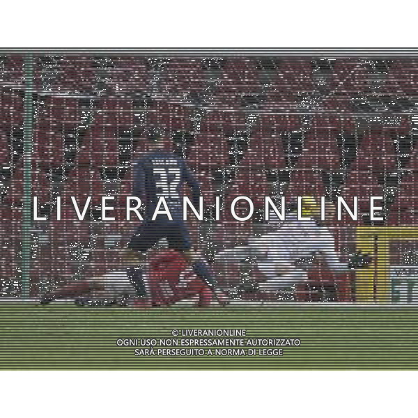 TRIESTINA - SAMBENDETTESE CAMPIONATO CALCIO SERIE LEGA PRO 06.12.2020 NELLA FOTO IL GOL DI FACUNDO LESCANO ©AGENZIA ALDO LIVERANI SAS