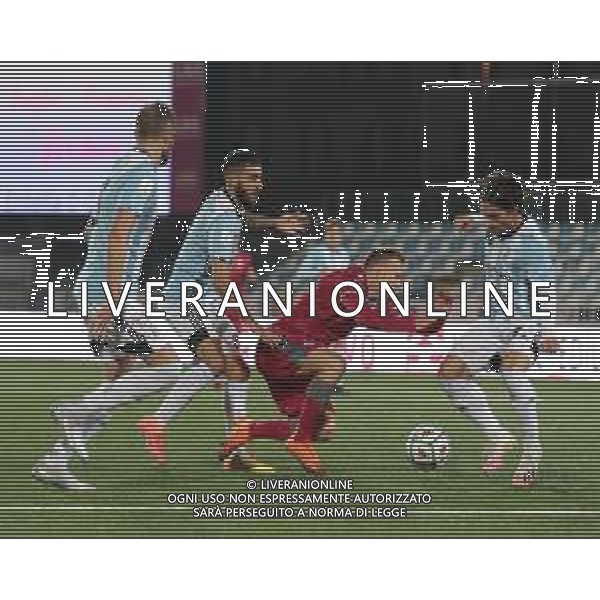ENTELLA - SPAL CAMPIONATO CALCIO SERIE B 30.11.2020 nella foto LORENZO DICKMANN e MARCO CRIMI E ANDREA PAOLUCCI ©AGENZIA ALDO LIVERANI SAS