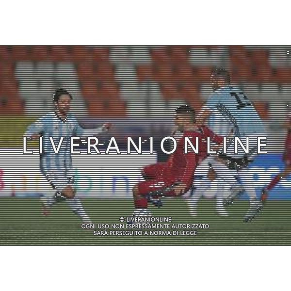 ENTELLA - SPAL CAMPIONATO CALCIO SERIE B 30.11.2020 nella foto ALBERTO PALOSCHI E FABRIZIO POLI E ANDREA PAOLUCCI ©AGENZIA ALDO LIVERANI SAS