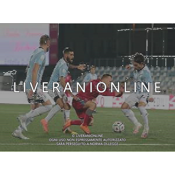 ENTELLA - SPAL CAMPIONATO CALCIO SERIE B 30.11.2020 nella foto LORENZO DICKMANN e MARCO CRIMI E ANDREA PAOLUCCI ©AGENZIA ALDO LIVERANI SAS