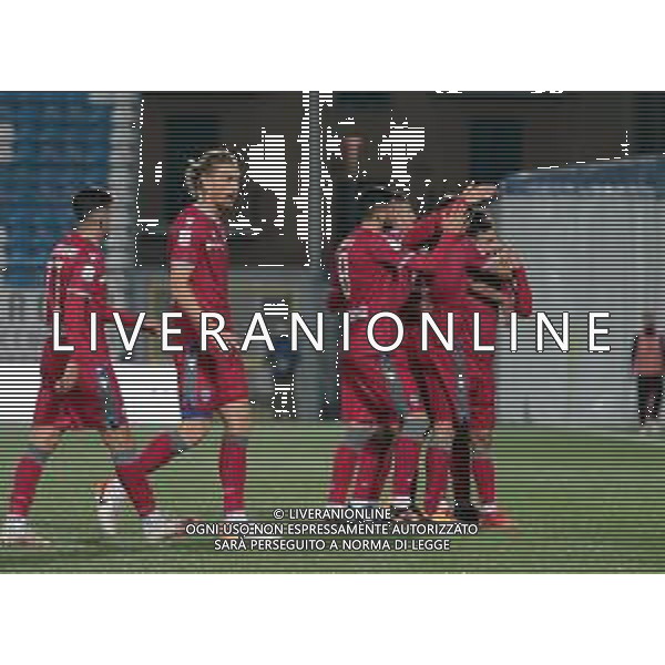 ENTELLA - SPAL CAMPIONATO CALCIO SERIE B 30.11.2020 nella foto ESULTANZA DOPO IL GOL DI FEDERICO DI FRANCESCO ©AGENZIA ALDO LIVERANI SAS