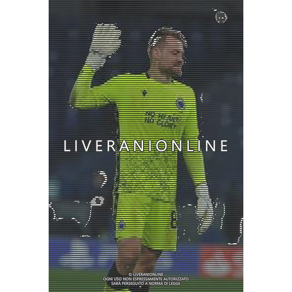 Lazio vs Club Brugge Champions League - 6 giornata Stadio Olimpico - Roma 08-12-2020 nella foto Simon Mignolet ©Federico Gaetano/AGENZIA ALDO LIVERANI SAS