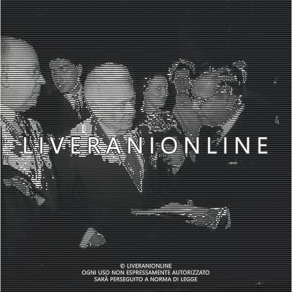 RETROSPETTIVA VITTORIO EMANUELE ORLANDO POLITICO-GIURISTA E DOCENTE ITALIANO PRESIDENTE DEL CONSIGLIO 1917-1919 NELLA FOTO VITTORIO EMANUELE ORLANDO A ROMA NELL\'ANNO 1949 CON DINO GRANDI-BORGHESE-GIUSEPPE BRUSASCA E CHATEBUAND AG ALDO LIVERANI SAS