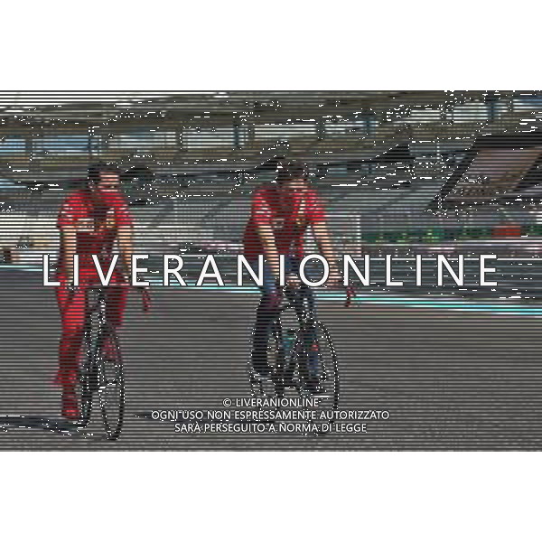 Charles Leclerc (MON) Ferrari rides the circuit. 10.12.2020. Formula 1 World Championship, Rd 17, Abu Dhabi Grand Prix, Yas Marina Circuit, Abu Dhabi, Preparation Day. - www.xpbimages.com, EMail: requests@xpbimages.com © Copyright: Batchelor / XPB Images/ AGENZIA ALDO LIVERANI SAS - ITALY ONLY EDITORIAL USE ONLY