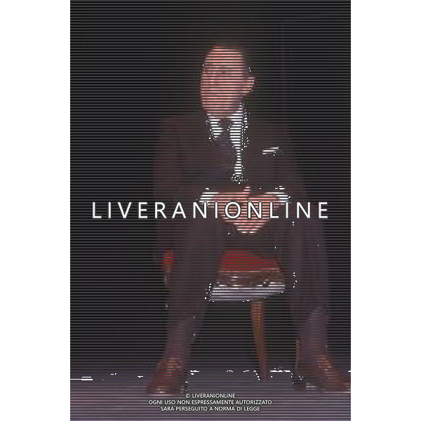 ALBERTO SORDI, attore, regista italiano - REPERTORIO Nella foto alla consegna della Laurea Honoris Causa in Scienze e Tecnologie della Comunicazione all\'Accademia dei Filodrammatici di Milano il 27.04.1999 ©ARCHIVIO/AGENZIA ALDO LIVERANI SAS