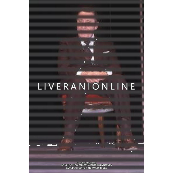 ALBERTO SORDI, attore, regista italiano - REPERTORIO Nella foto alla consegna della Laurea Honoris Causa in Scienze e Tecnologie della Comunicazione all\'Accademia dei Filodrammatici di Milano il 27.04.1999 ©ARCHIVIO/AGENZIA ALDO LIVERANI SAS