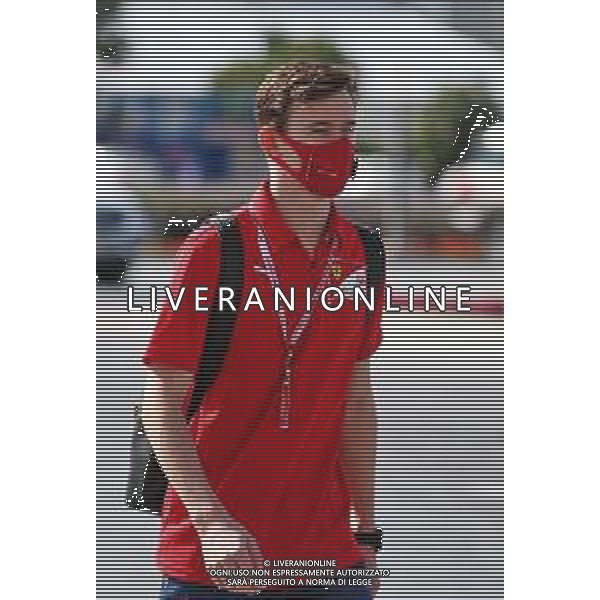 Callum Ilott (GBR) Ferrari Driver Academy 11.12.2020. Formula 1 World Championship, Rd 17, Abu Dhabi Grand Prix, Yas Marina Circuit, Abu Dhabi, Practice Day. - www.xpbimages.com, EMail: requests@xpbimages.com © Copyright: Moy / XPB Images/AGENZIA ALDO LIVERANI SAS - ITALY ONLY EDITORIAL USE ONLY