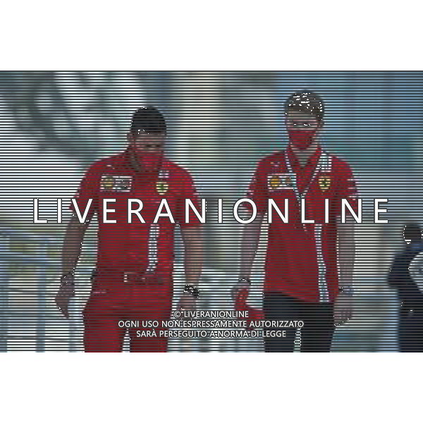 Robert Shwartzman (RUS) Ferrari Academy Driver (Right). 11.12.2020. Formula 1 World Championship, Rd 17, Abu Dhabi Grand Prix, Yas Marina Circuit, Abu Dhabi, Practice Day. - www.xpbimages.com, EMail: requests@xpbimages.com © Copyright: Batchelor / XPB Images/AGENZIA ALDO LIVERANI SAS - ITALY ONLY EDITORIAL USE ONLY