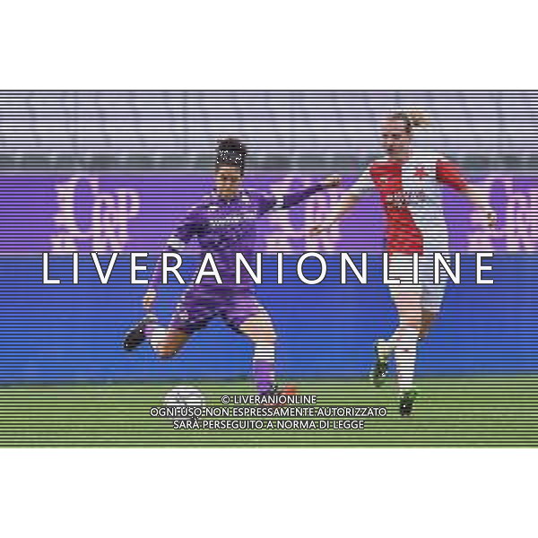 LiveMedia/Lisa Guglielmi Fiorentina Femminile vs Slavia Praga - UEFA Champions League Women football match 2020/2021, 10 December 2020 Artemio Franchi stadium, florence, Italy Photo showing: Claudia Neto (Fiorentina Femminile) @LM/Lisa Guglielmi AG ALDO LIVERANI SAS