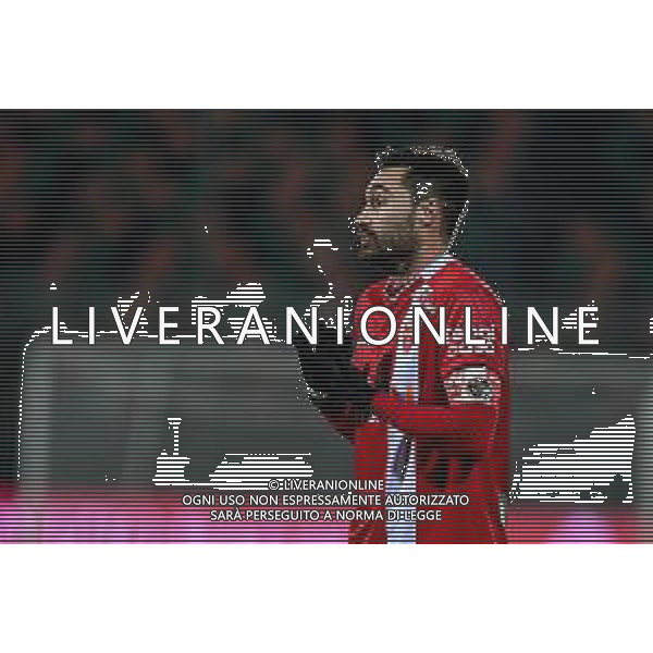 LiveMedia/Ettore Griffoni Venezia FC vs AC Monza - Italian Football Championship League BKT 2020/2021, 11 December 2020 Pier Luigi Penzo stadium, Venice, Italy Photo showing: Marco Fossati (Monza) protests @LM/Ettore Griffoni AG ALDO LIVERANI SAS