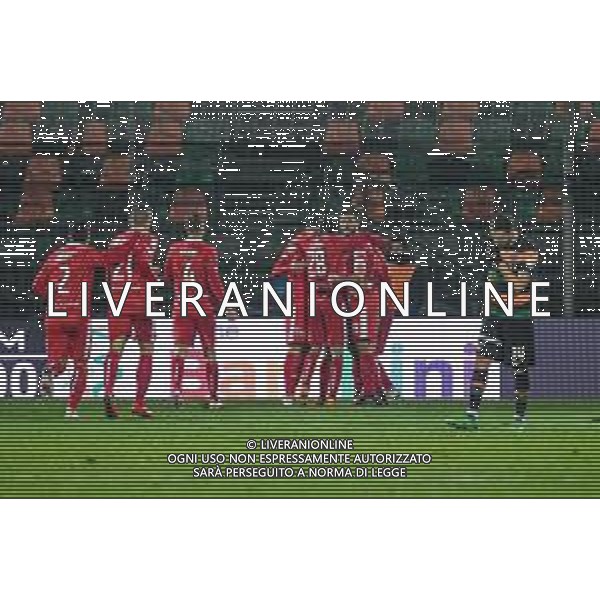 LiveMedia/Ettore Griffoni Venezia FC vs AC Monza - Italian Football Championship League BKT 2020/2021, 11 December 2020 Pier Luigi Penzo stadium, Venice, Italy Photo showing: Dany Mota (Monza) celebrates after scoring a goal of 0-2 @LM/Ettore Griffoni/AGENZIA ALDO LIVERANI SAS