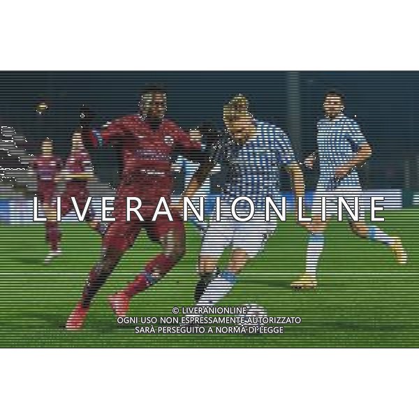 LiveMedia/Alessio Marini Cittadella vs Spal - Italian Football Championship League BKT 2020/2021, 12 December 2020 cittadella (pd), Italy Photo showing: Frank Tsadjout (AS Cittadella) and Bartosz Salamon (S.P.A.L.) @LM/Alessio Marini AG ALDO LIVERANI SAS