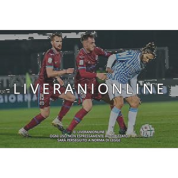 LiveMedia/Alessio Marini Cittadella vs Spal - Italian Football Championship League BKT 2020/2021, 12 December 2020 Pier Cesare Tombolato stadium, cittadella (pd), Italy Photo showing: Nicola Pavan (AS Cittadella) faul @LM/Alessio Marini AG ALDO LIVERANI SAS
