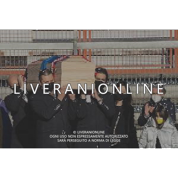 LiveMedia/Loris Cerquiglini Commemorazione per Paolo Rossi allo stadio Curi di Perugia - Altro, 13 dicembre 2020 Stadio Curi di Perugia, Perugia, Italia Nella foto: arrivo allo stadio renato curi del feretro di paolo rossi accompagnato dalla moglie federica cappelletti e le figlie @LM/Loris Cerquiglini AG ALDO LIVERANI SAS