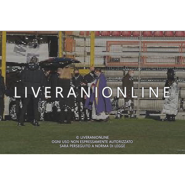 LiveMedia/Loris Cerquiglini Commemorazione per Paolo Rossi allo stadio Curi di Perugia - Altro, 13 dicembre 2020 Stadio Curi di Perugia, Perugia, Italia Nella foto: arrivo allo stadio renato curi del feretro di paolo rossi @LM/Loris Cerquiglini AG ALDO LIVERANI SAS