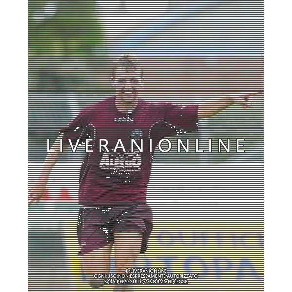 CITTADELLA 21/08/2005 TIM CUP 2005/06 TERZO TURNO CITTADELLA-LIVORNO NELLA FOTO:RIBERTO CHE ESULTA DOPO AVER SEGNATO FOTO PAOLA GARBUIO/ALDO LIVERANI s.a.s